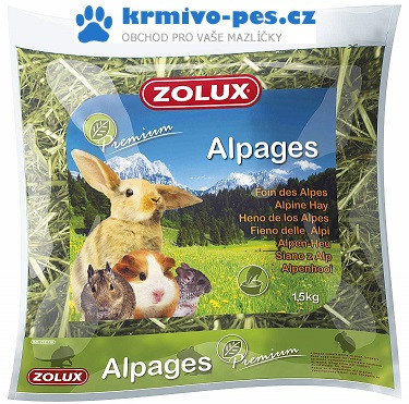 ZOLUX Alpské prémiové seno 500g