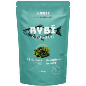 Louie kapsa pro psy rybí s řasami 150g