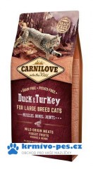Carnilove Cat Large Breed Duck&Turkey Muscles,Bones,Joints 6kg