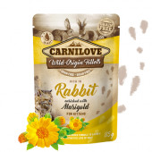 Carnilove Cat Pouch Kitten RabbitEnriched&Marigold 85g