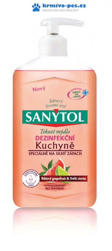 SANYTOL mýdlo desinfekční kuchyně 250ml