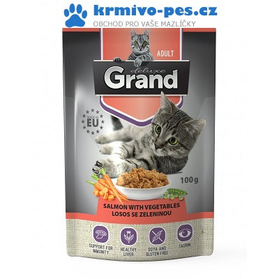 Grand deluxe Losos se zeleninou 100g