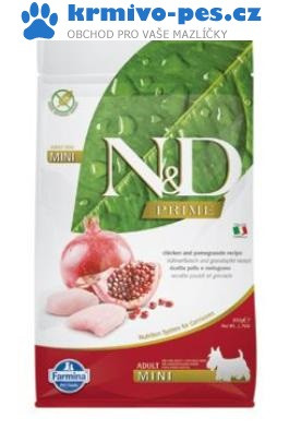 N&D PRIME DOG Adult Mini Chicken&Pomegranate 7kg