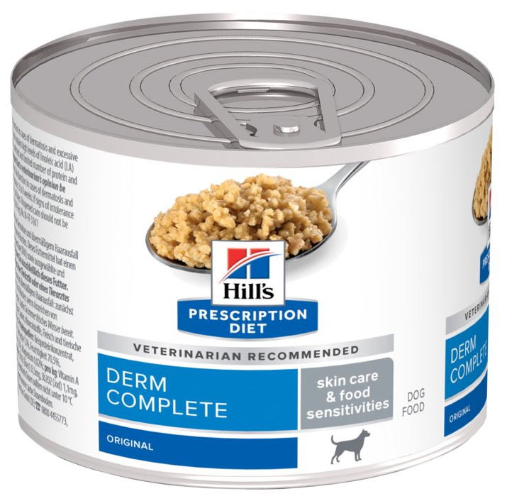 Hill's Prescription Diet Canine Derm Complete konzerva mini 200 g