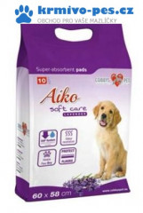 Podložka pro psy Aiko Soft Care s levandulí 60x60cm 10ks