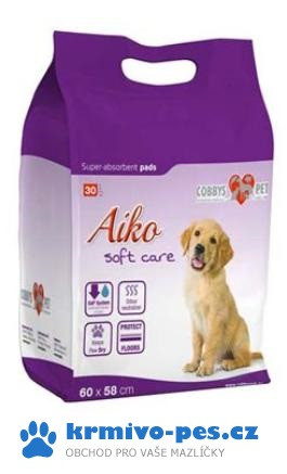 Cobbys Pet Aiko Soft Care pleny pro psy 60 x 58 cm 30 ks