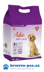 Podložka absorbční pro psy Aiko Soft Care 60x58cm 30ks