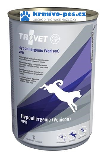 Trovet Dog Hypoallergenic (Venison) VPD 400 g