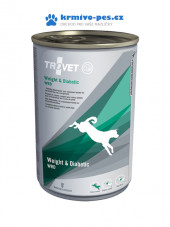 Trovet Canine WRD Weight Diabetic konzerva 400 g