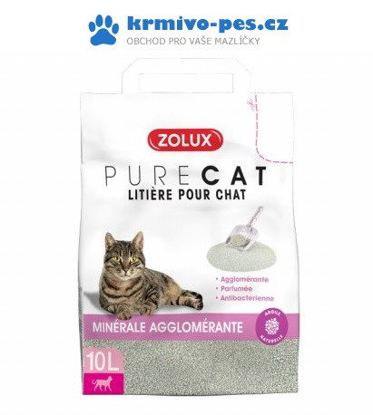 Zolux Podestýlka PURECAT antibacterial scent clump 10 l