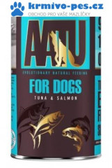 AATU Dog Tuna n Salmon konzerva 400g