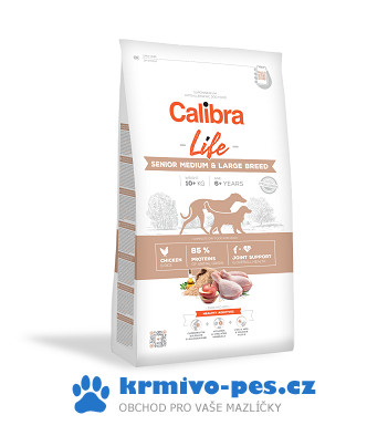 Calibra Dog Life Senior Medium & Large Chicken 12 kg