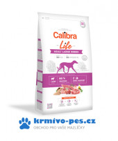 Calibra Dog Life Adult Large Breed Lamb 12kg + dentální pamlsek buvolí tyčinka s masovým jerky