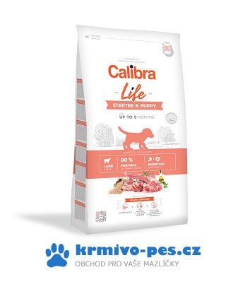 Calibra Dog Life Starter & Puppy Lamb 0,75 kg