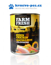 Farm Fresh Kuře a losos bramborem 800g