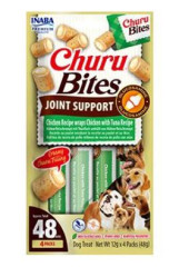 Inaba Churu Bites Joint Support dog snack kuře a tuňák 4 x 12g