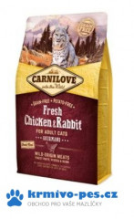 Carnilove Cat Fresh Chicken & Rabbit for Adult 6kg + doprava zdarma