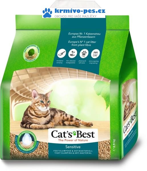 Cat´s Best Sensitive Podestýlka 8 l 2,9 kg