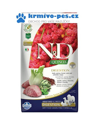 N&D Quinoa DOG Neutered Adult Mini Duck&Broccoli 2,5kg