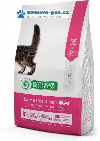Nature's Protection Cat Dry Large Kitten 2 kg