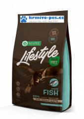 Nature's Protection Cat Dry LifeStyle GF Adult White Fish 7kg + DOPRAVA ZDARMA