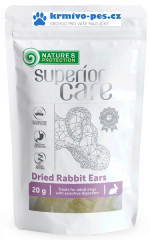 Nature's Protection Dog snack SC králičí uši 20 g