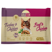 Araton Cat kapsičky Sterilised Multipack 4 x 85g