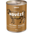 Louie konzerva pro psy hovězí s rýží 400 g