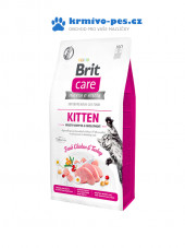Brit Care Cat GF KITTEN HEALTHY GROWTH AND DEVELOPMENT 2kg + kapsička zdarma