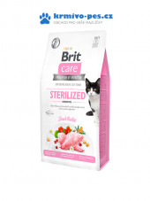 Brit Care Cat GF Sterilized Sensitive 2kg + kapsička zdarma