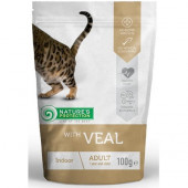 Nature's Protection Cat kaps. Indoor with Veal 100g