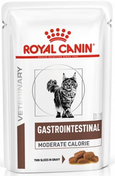 Royal Canin Veterinary Diet Cat Gastro Intestinal Moderate Calorie 12 x 85 g