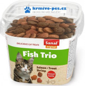 Sanal cat snack Ryba TRIO 75 g