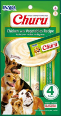 Inaba Churu dog snack kuře a zelenina 4x14 g