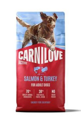 Carnilove Dog Active Dry Salmon&Turkey Adult ALL Breed 12kg