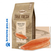 Carnilove dog True Fresh Fish Adult 11,4 Kg + buvolí tyčka s kachním masem (lízátko)