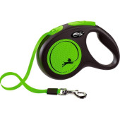 Flexi Neon M pásek 5 m zelené 25 kg