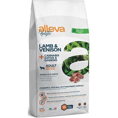ALLEVA HOLISTIC Dog Dry Adult Lamb&Venison Medium/Maxi 2kg