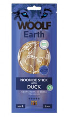 Woolf pochoutka Earth NOOHIDE L Sticks with Duck 85g