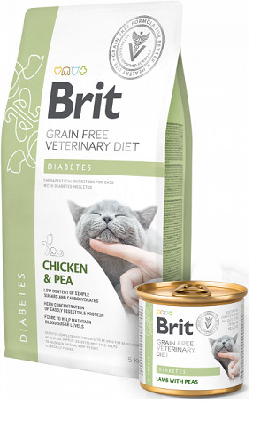 Brit Veterinary Diets Cat Diabetes 400 g