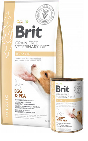 Brit Veterinary Diets Dog Hepatic 12 kg
