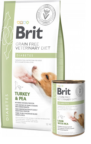 Brit Veterinary Diets Dog Diabetes 12 kg