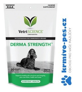 VetriScience Derma Strenght podp.kůže psi 70ks 140g