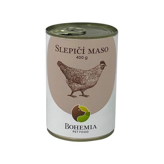 BOHEMIA Slepičí maso ve vlastní šťávě 400g