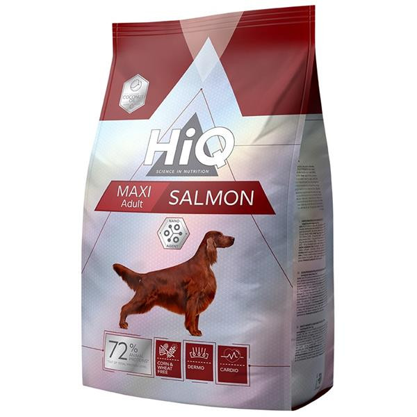 HiQ Dog Dry Adult Maxi Salmon 2,8 kg Krmivopes.cz