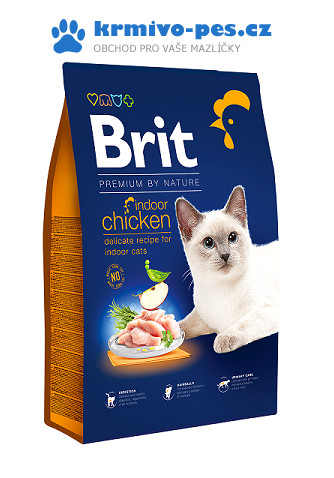 Brit Premium Cat by Nature Indoor Chicken 800g