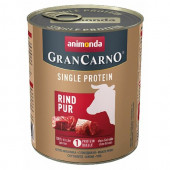 Animonda GRANCARNO Single Protein 800g čisté hovězí, konzerva pro psy