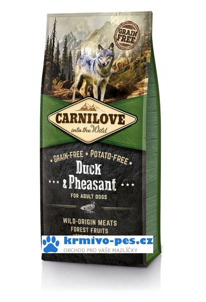 Brit Carnilove Dog Adult Duck & Pheasant 12 kg