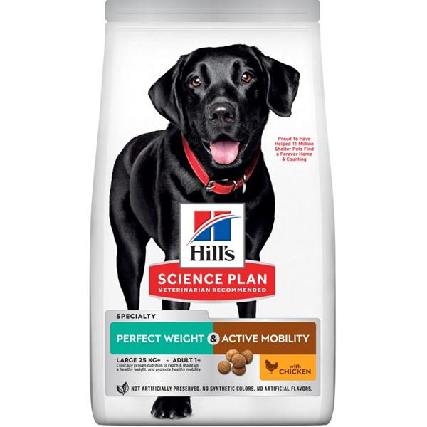 Hill´s Science Plan Canine Adult Perfect Weight & Active Mobility Large Breed 12 kg