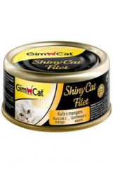 Gimpet kočka konzerva ShinyCat filet kuře s mangem 70g